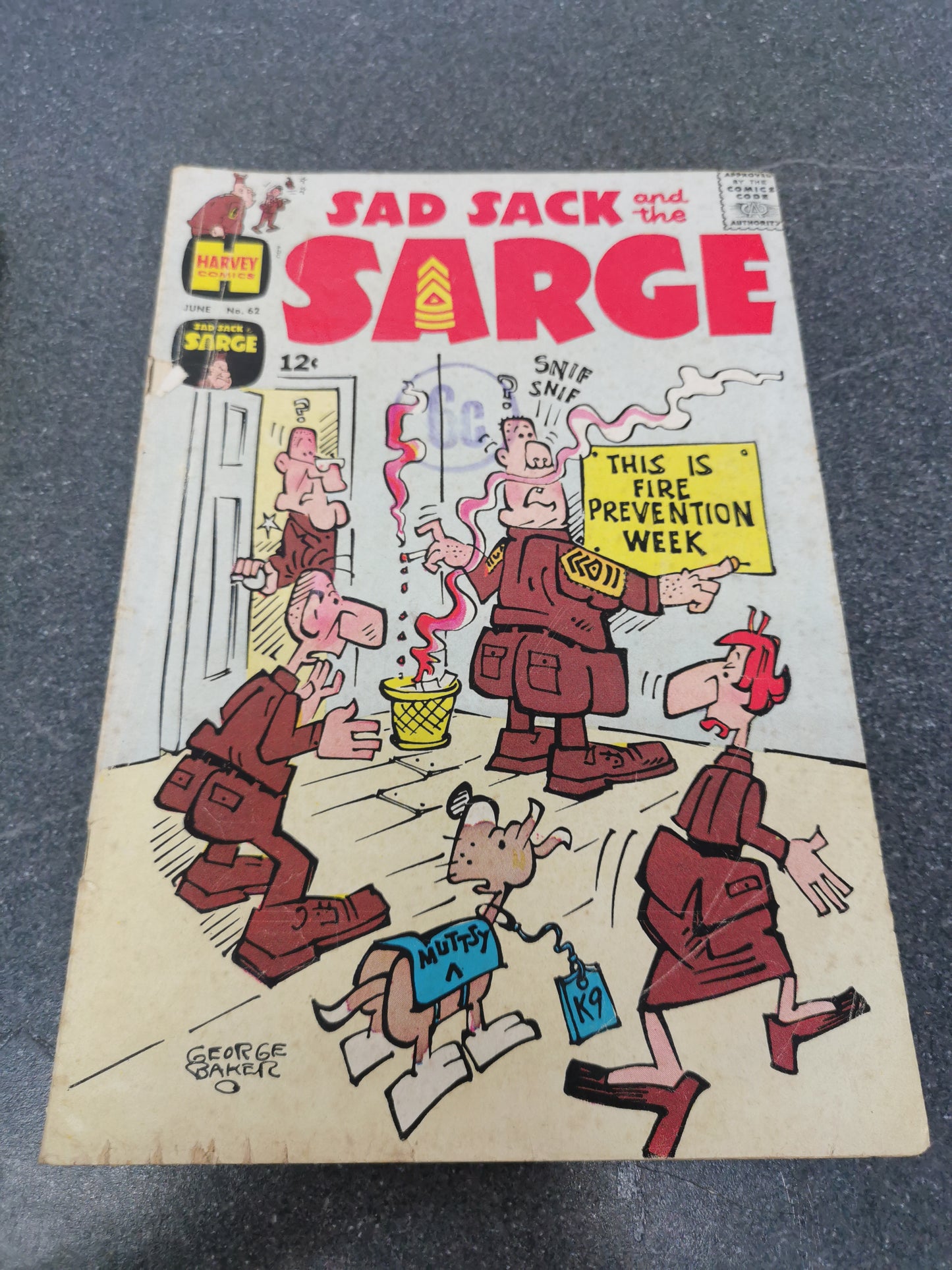 Sad Sack and The Sarge #62 1967 Harvey Publications comics