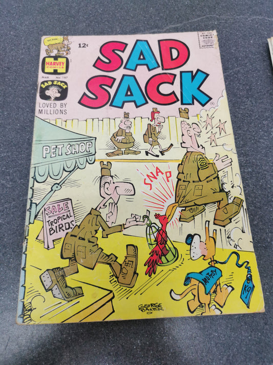 Sad Sack #187 1967 Harvey Publications comics