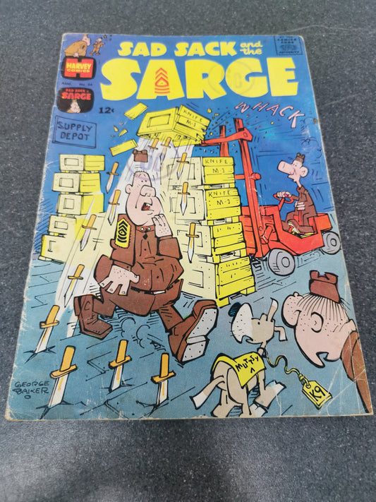 Sad Sack and The Sarge #56 1966 Harvey Publications comics