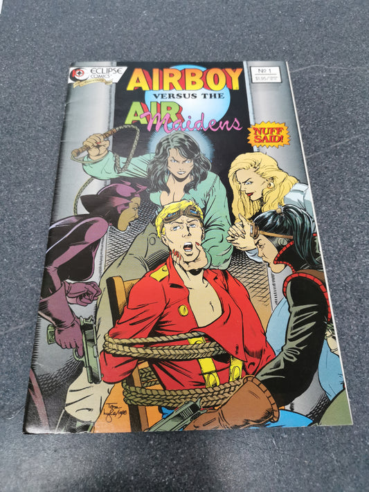 Airboy versus The Air Maidens #1 1988 Eclipse comics