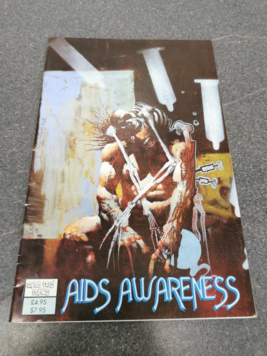 Aids Awareness 1993 Chaos City comics Bisley cover