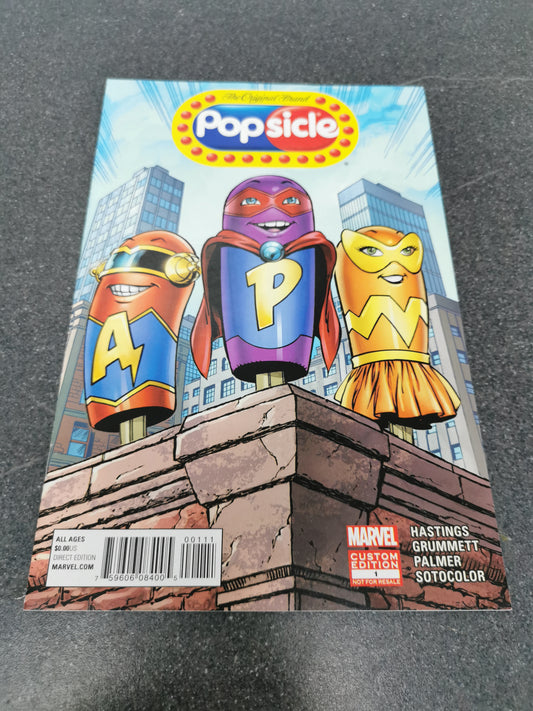 Popsicle #1 2015 custom edition Marvel comics