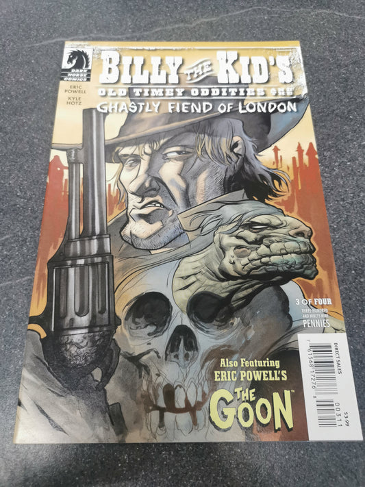 Billy The Kid's Old Timey Oddities Ghastly Fiend Of London #3 2010 Dark Horse Comics