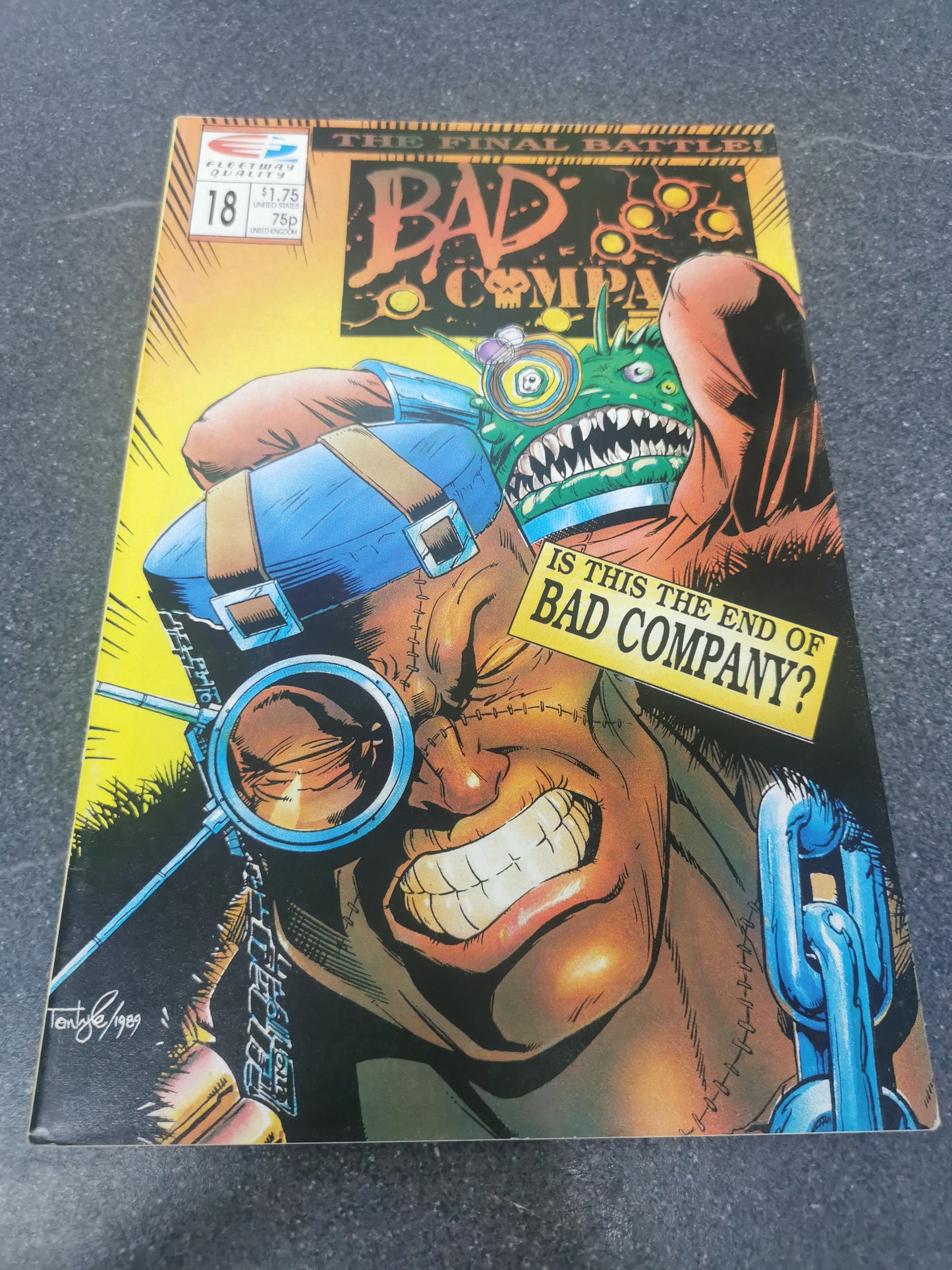 Bad Company #18 1991 Fleetway comics