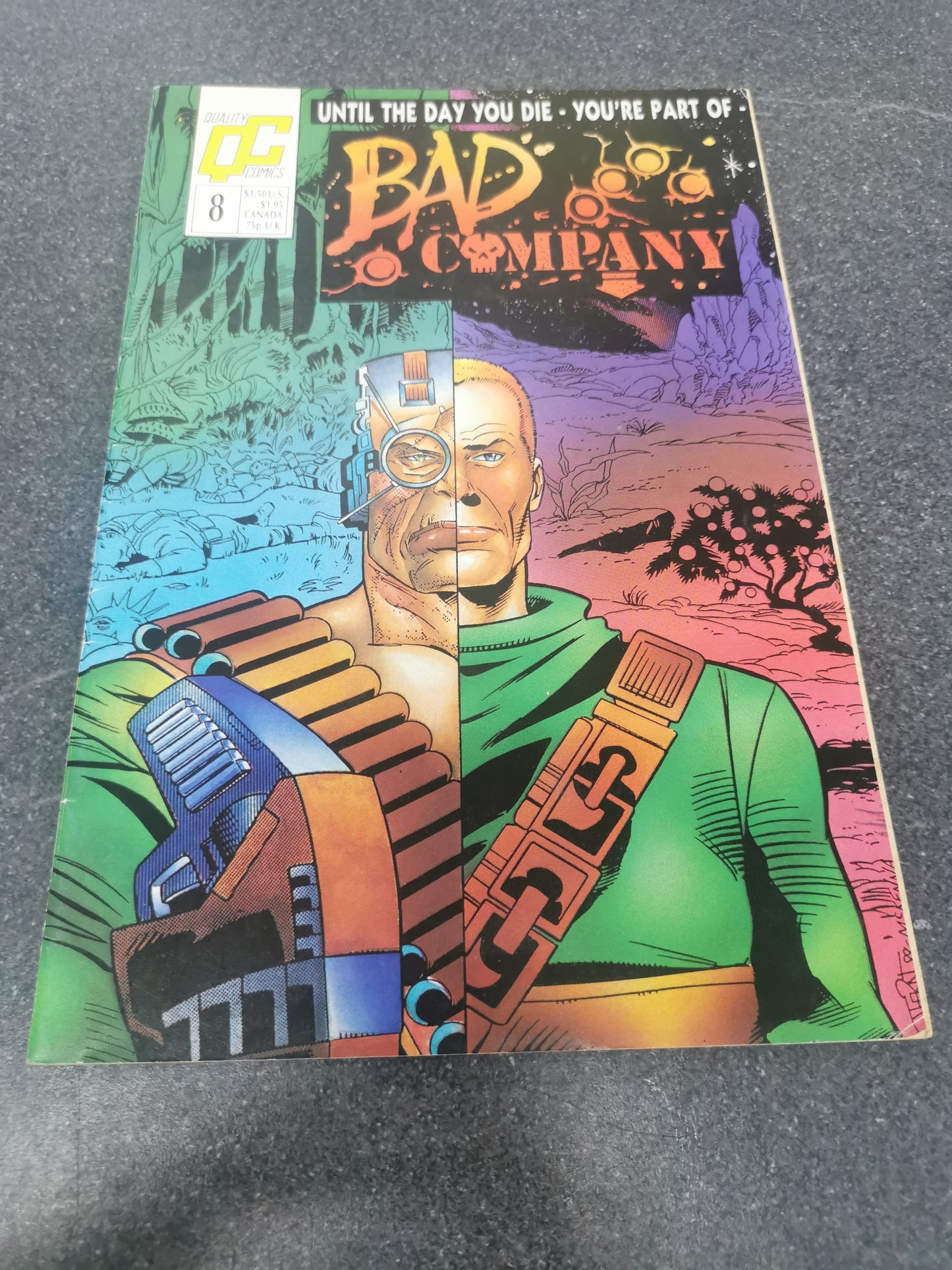 Bad Company #8 1990 Quality comics