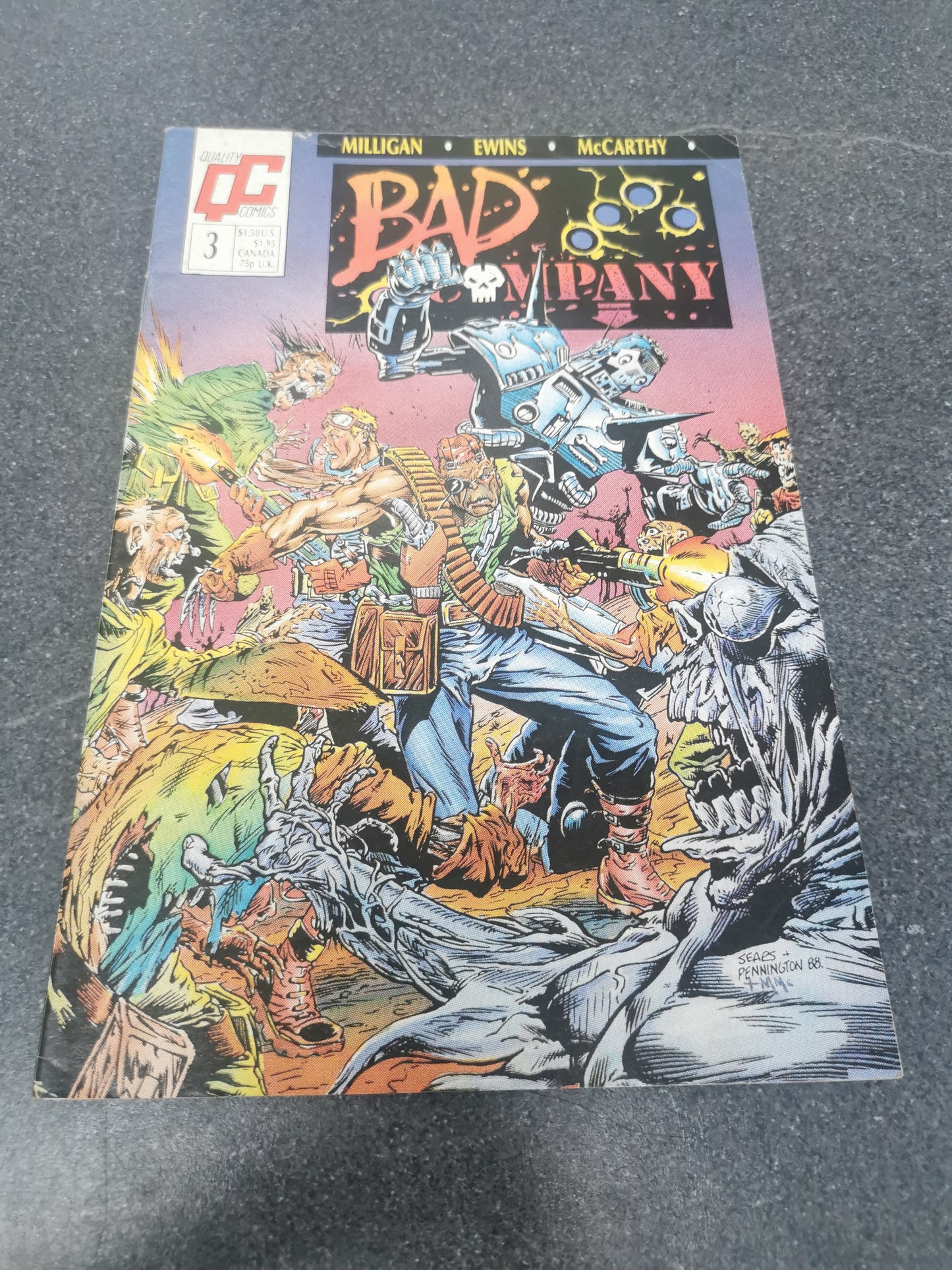 Bad Company #3 1989 Quality comics