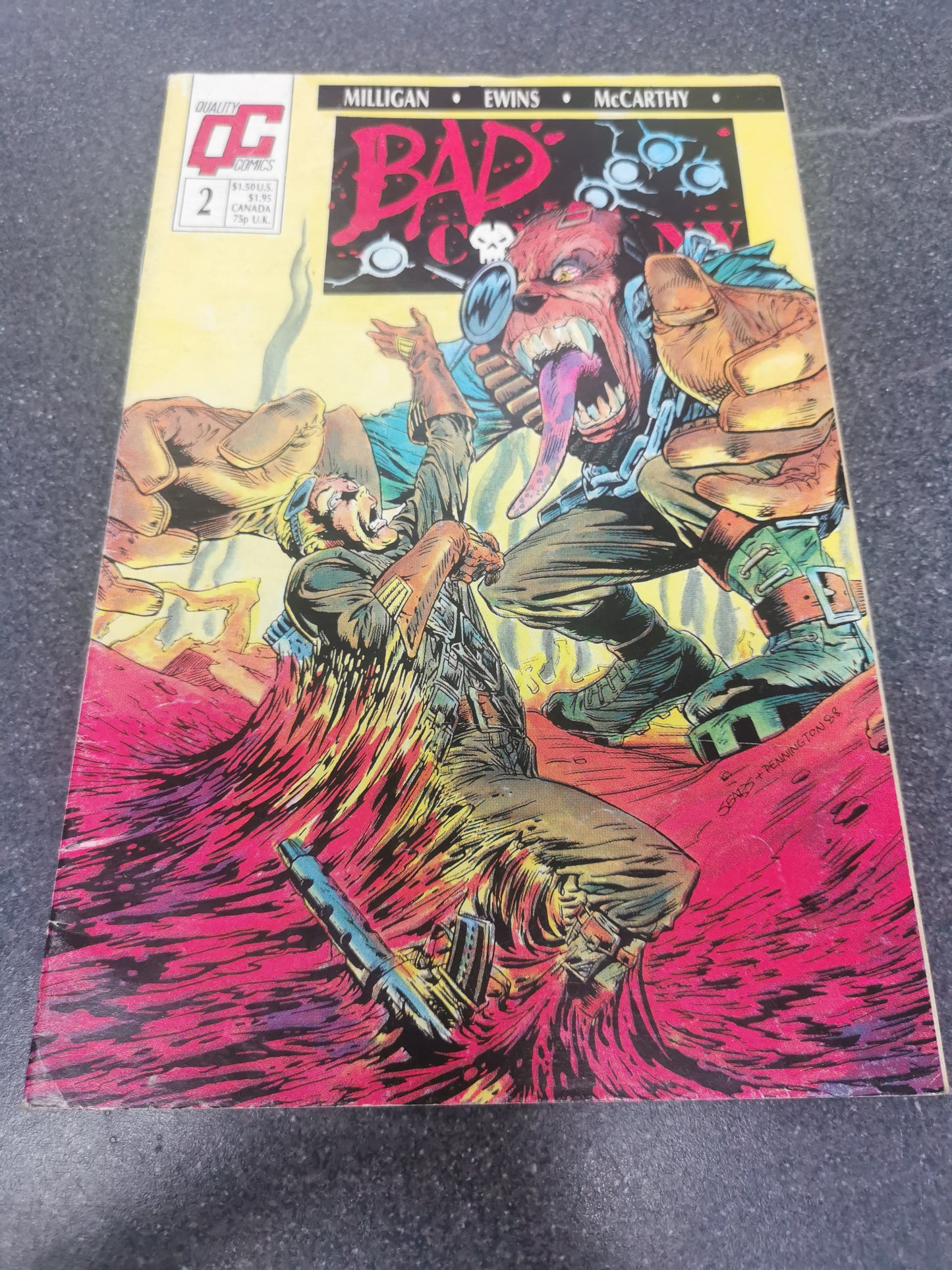 Bad Company #2 1989 Quality Comics