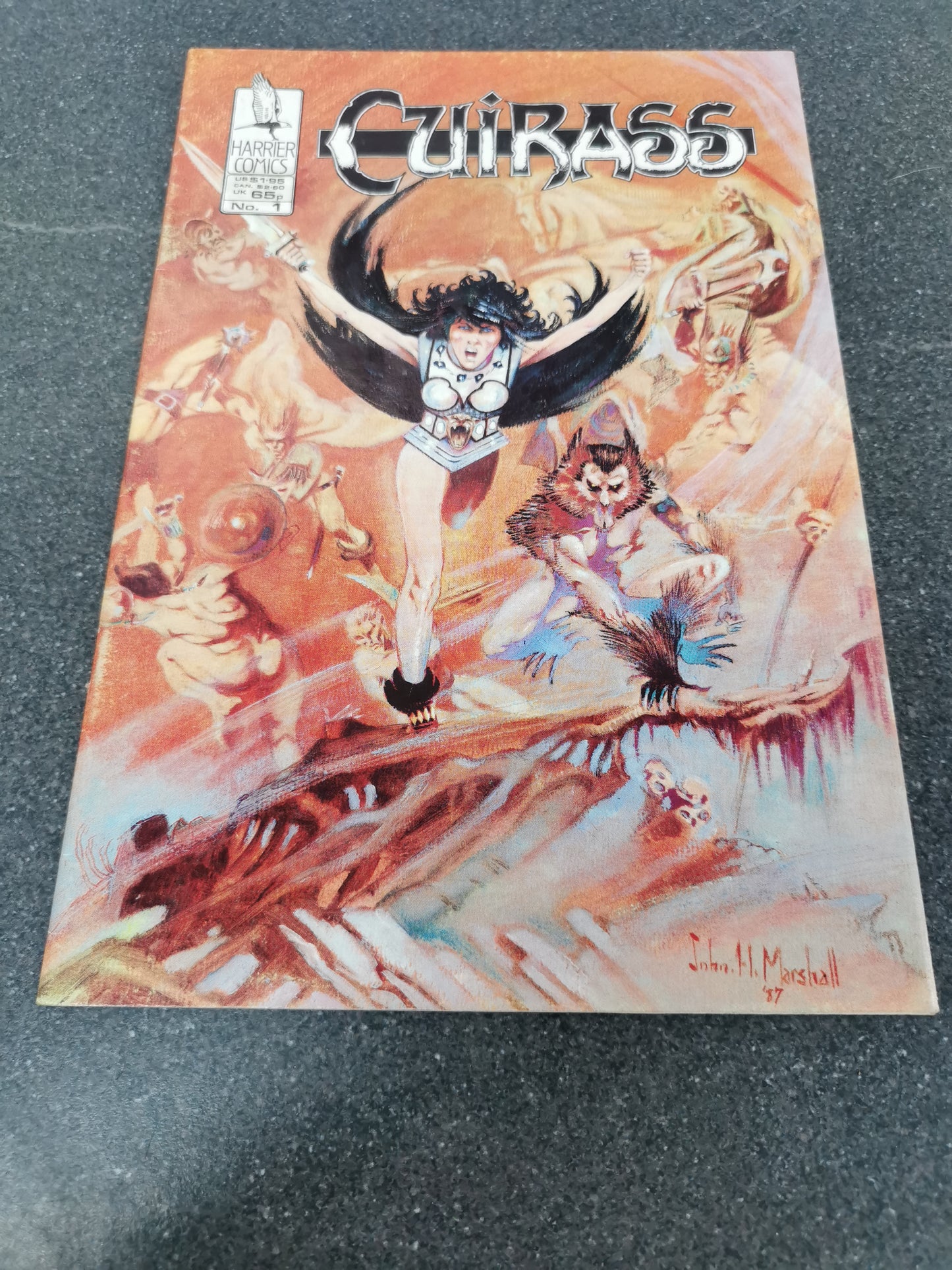 Cuirass #1 1987 Harrier Comics