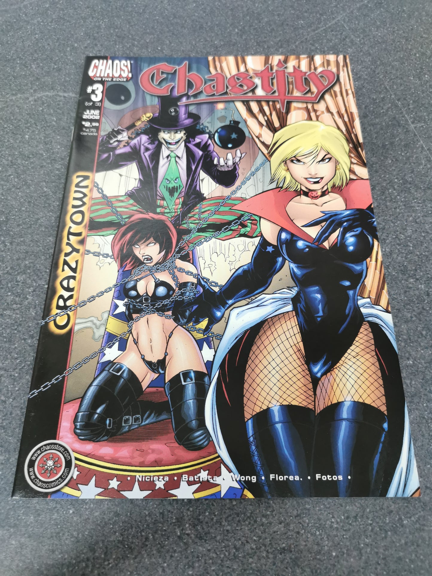 Chastity #3 2002 Chaos comics