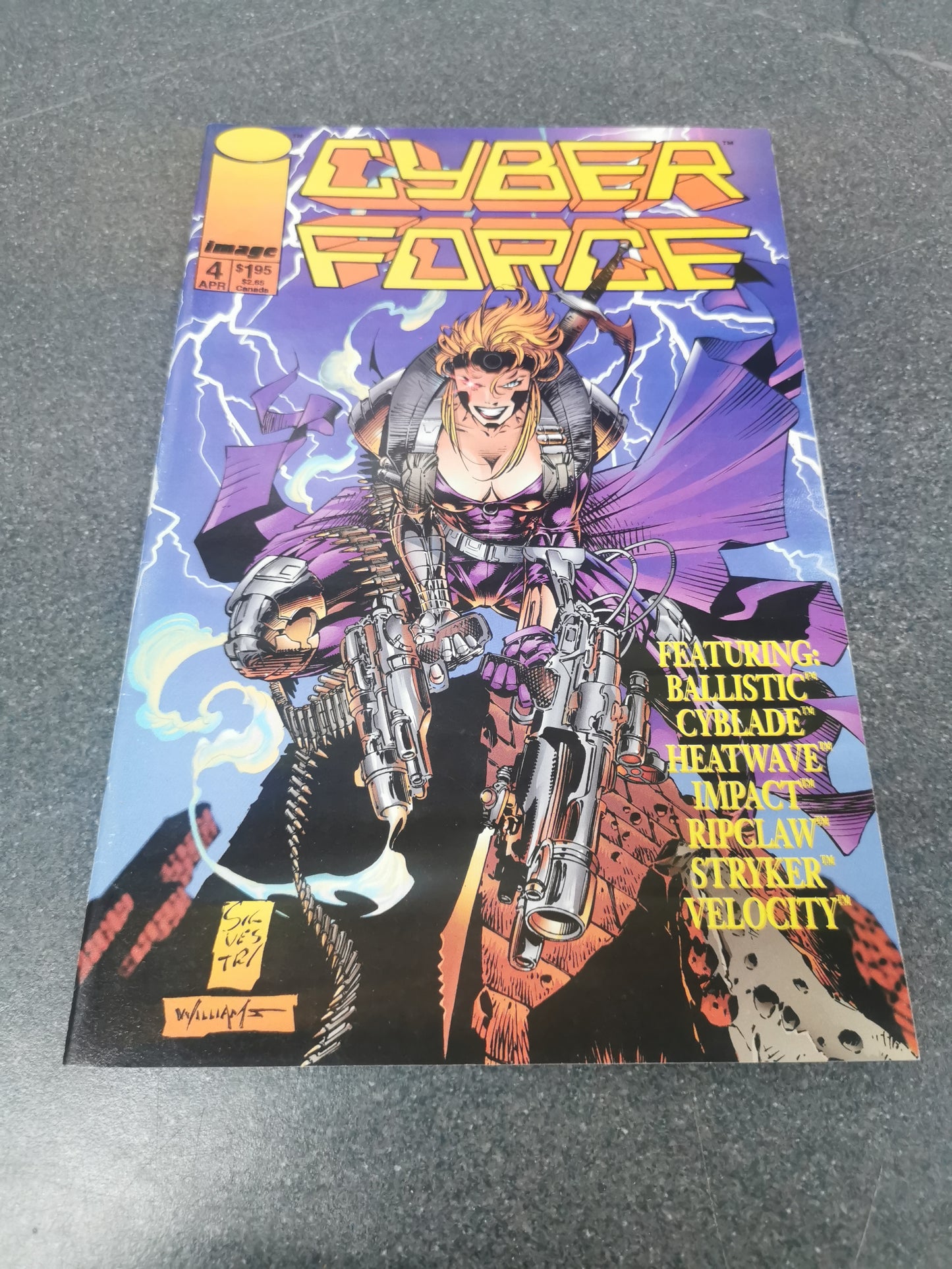 Cyber Force #4 1994 Image comics