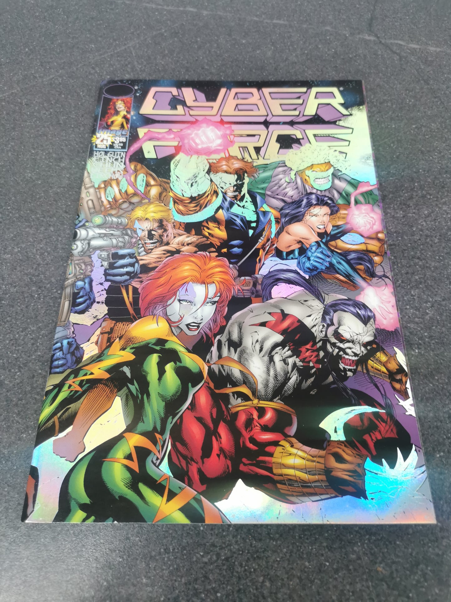 Cyber Force #25 1996 Foil Cover