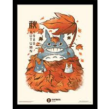 My Neighbour Totoro Autumn Framed Print