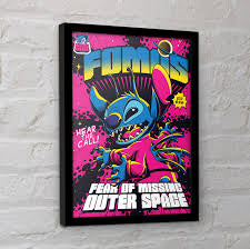 Stitch Comic 1 Framed Print