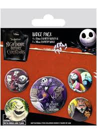 Nightmare Before Christmas Badge Pack