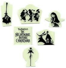 Nightmare Before Christmas Glow In The dark Characters Pack