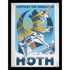 Star Wars Hoth Framed Print