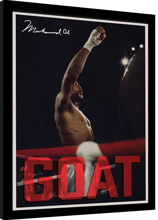 Muhammad Ali GOAT Framed Print