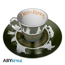 Lord Of The Rings Mirror Mug and Plate Set