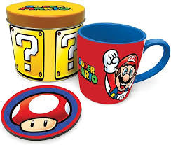 Super Mario Mug and Coaster Tin Set