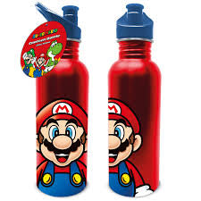 Super Mario Metal Drink Canteen Bottle