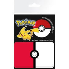 Pokemon Pokeball Luggage Card Holder