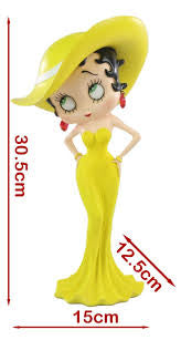 Betty Boop Yellow Glitter Dress