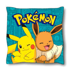 Pokemon Pikachu and Eevee Cushion