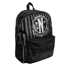 Wednesday Nevermore Black Backpack