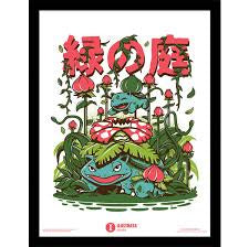 Pokemon Secret Garden Framed Print