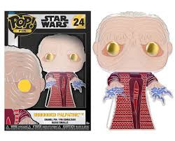 Star Wars Funko pop pin Unhooded Palpatine