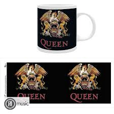 Queen Black Crest Mug