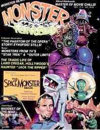 Monster News Monster Fantasy #4 1975 Horror Magazine