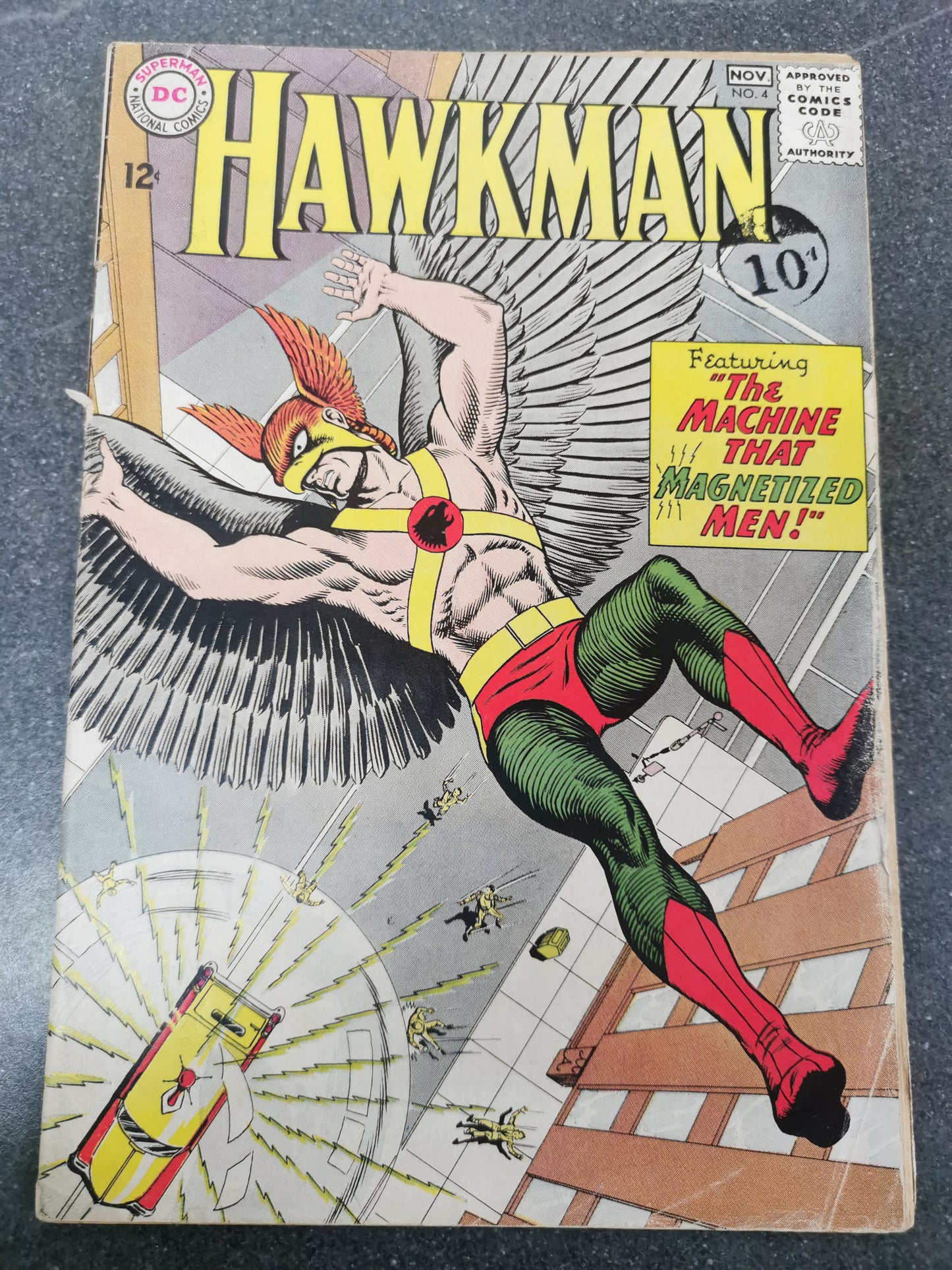 Hawkman #4 1964 1st appearance of Zatanna DC comic