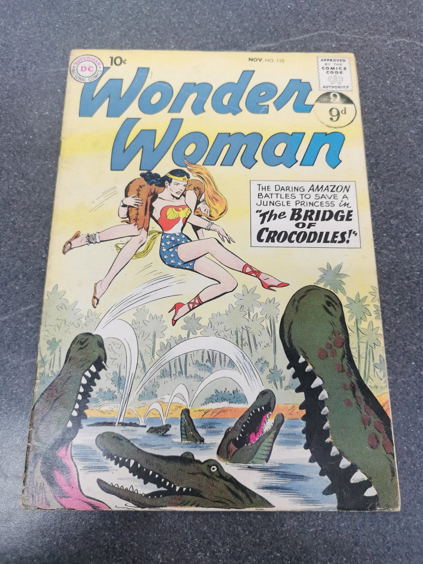 Wonder Woman #110 1959 DC comic