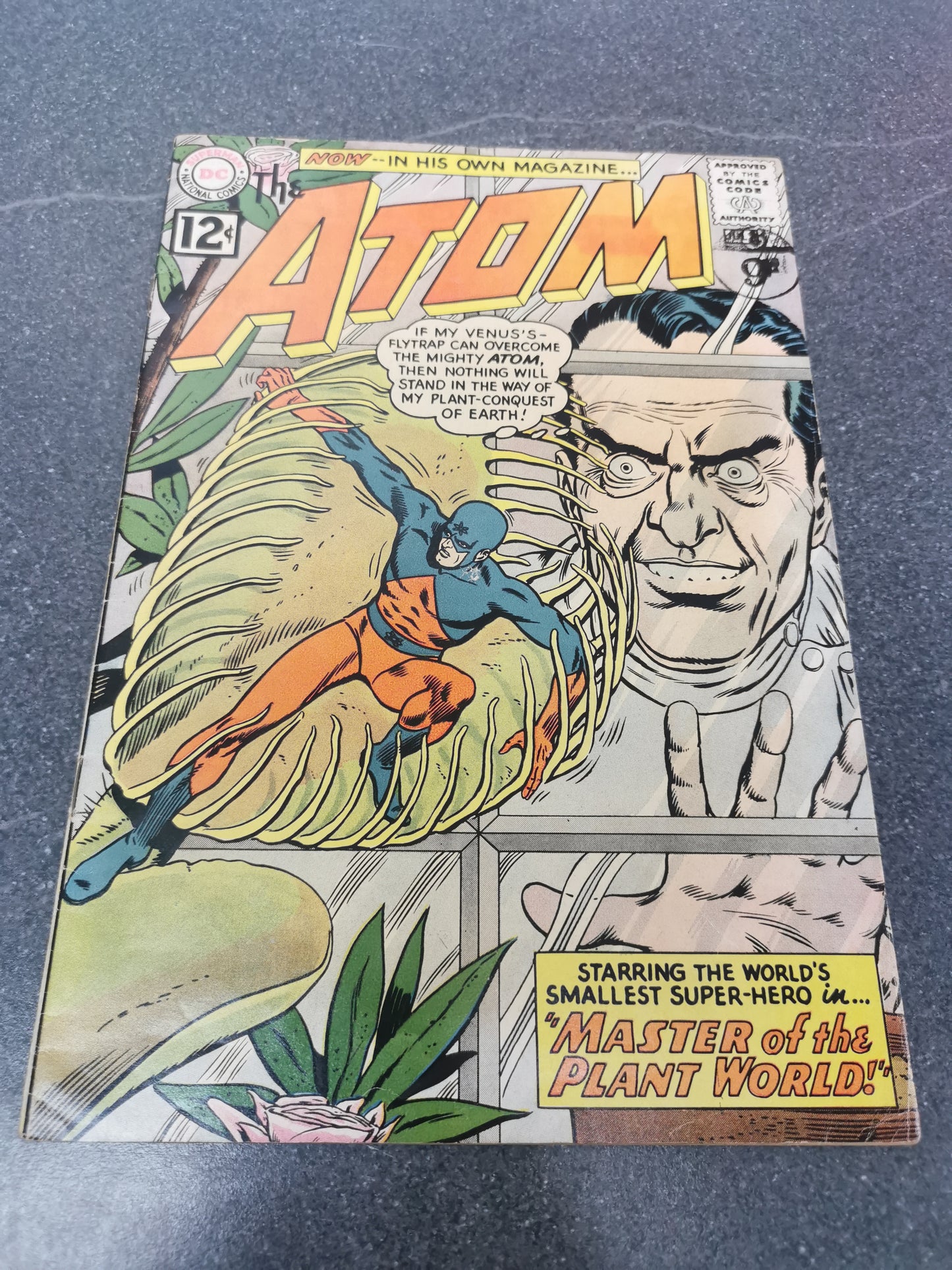 The Atom #1 1962 1st appearance of Plant Man DC comic