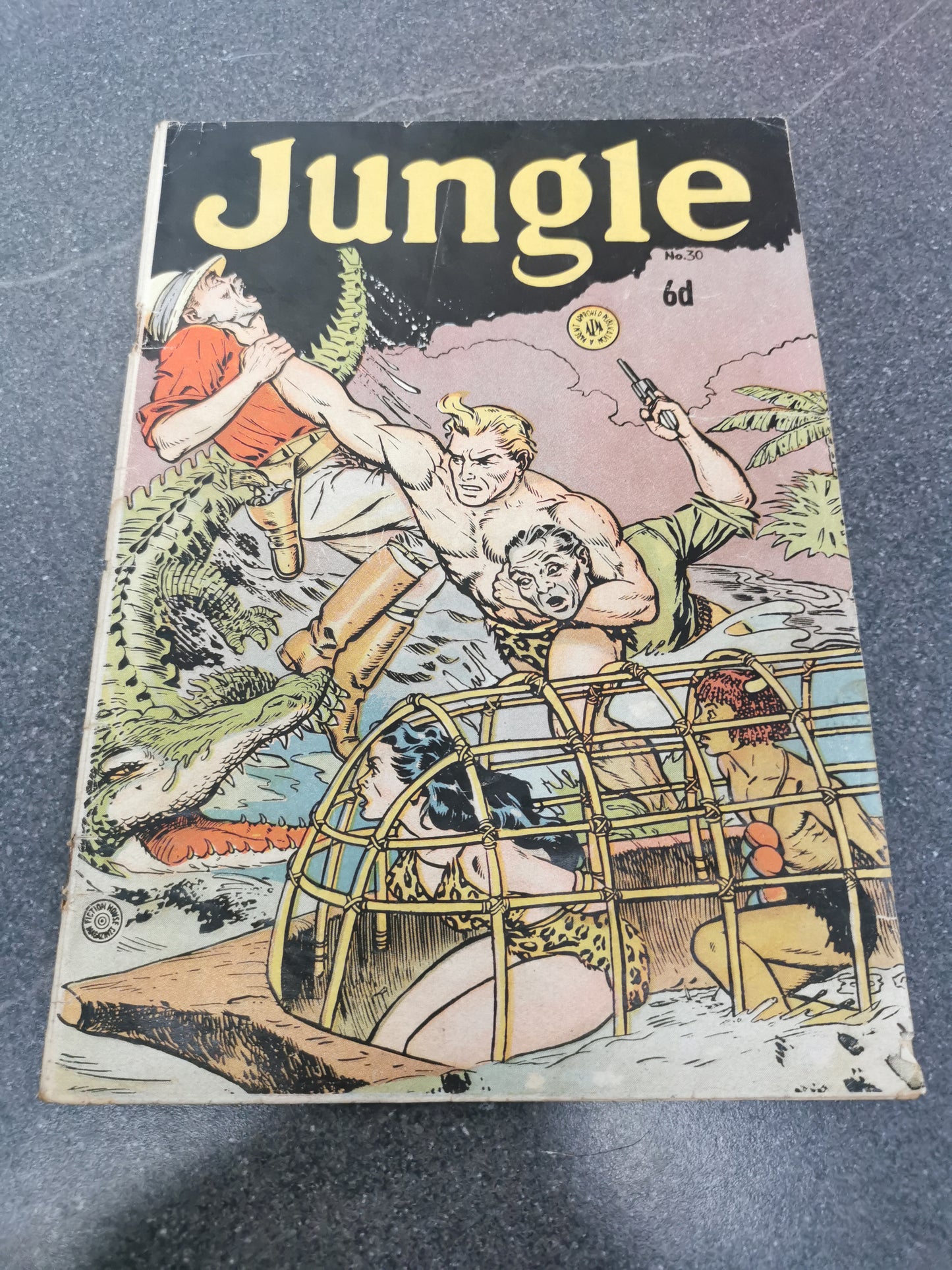 Jungle #30 1942 comic Fiction House
