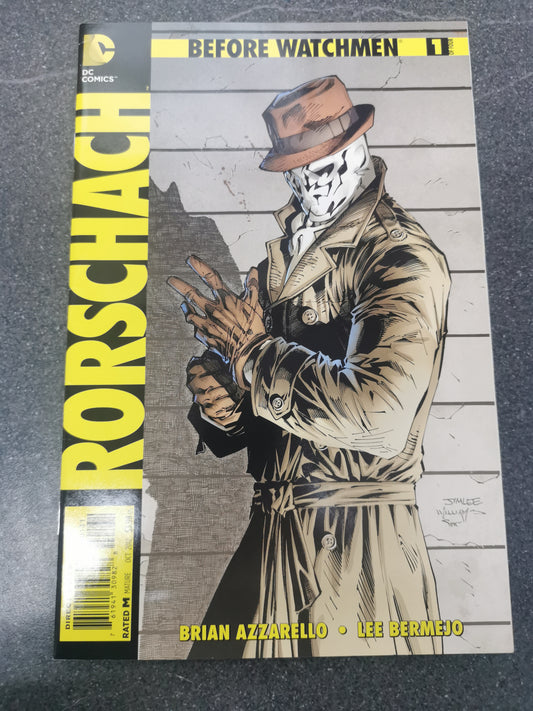 Before Watchmen Rorschach #1 1:100 Jim Lee Variant DC Comics