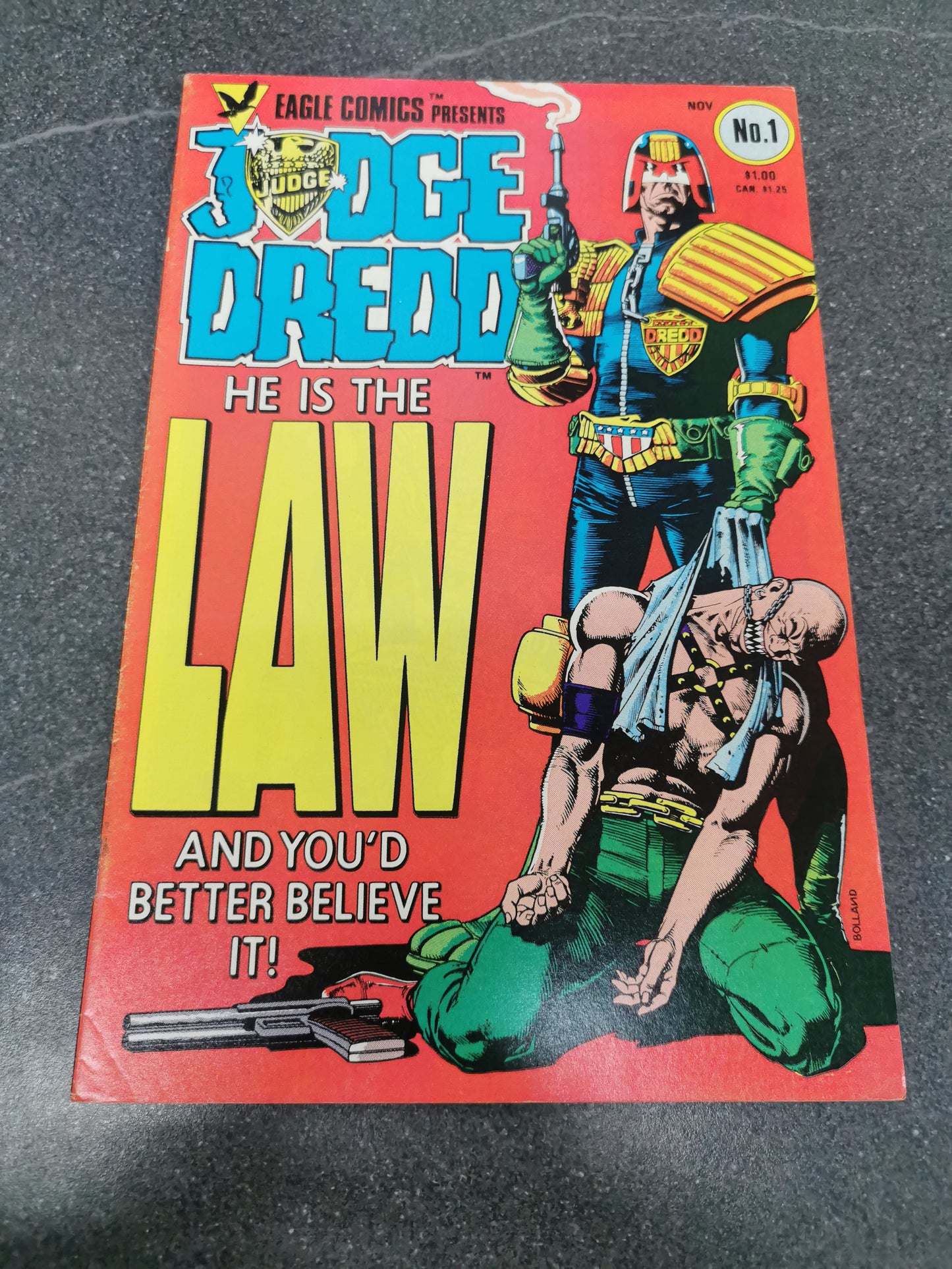 Eagle Comics Presents Judge Dredd #1 1983 comic