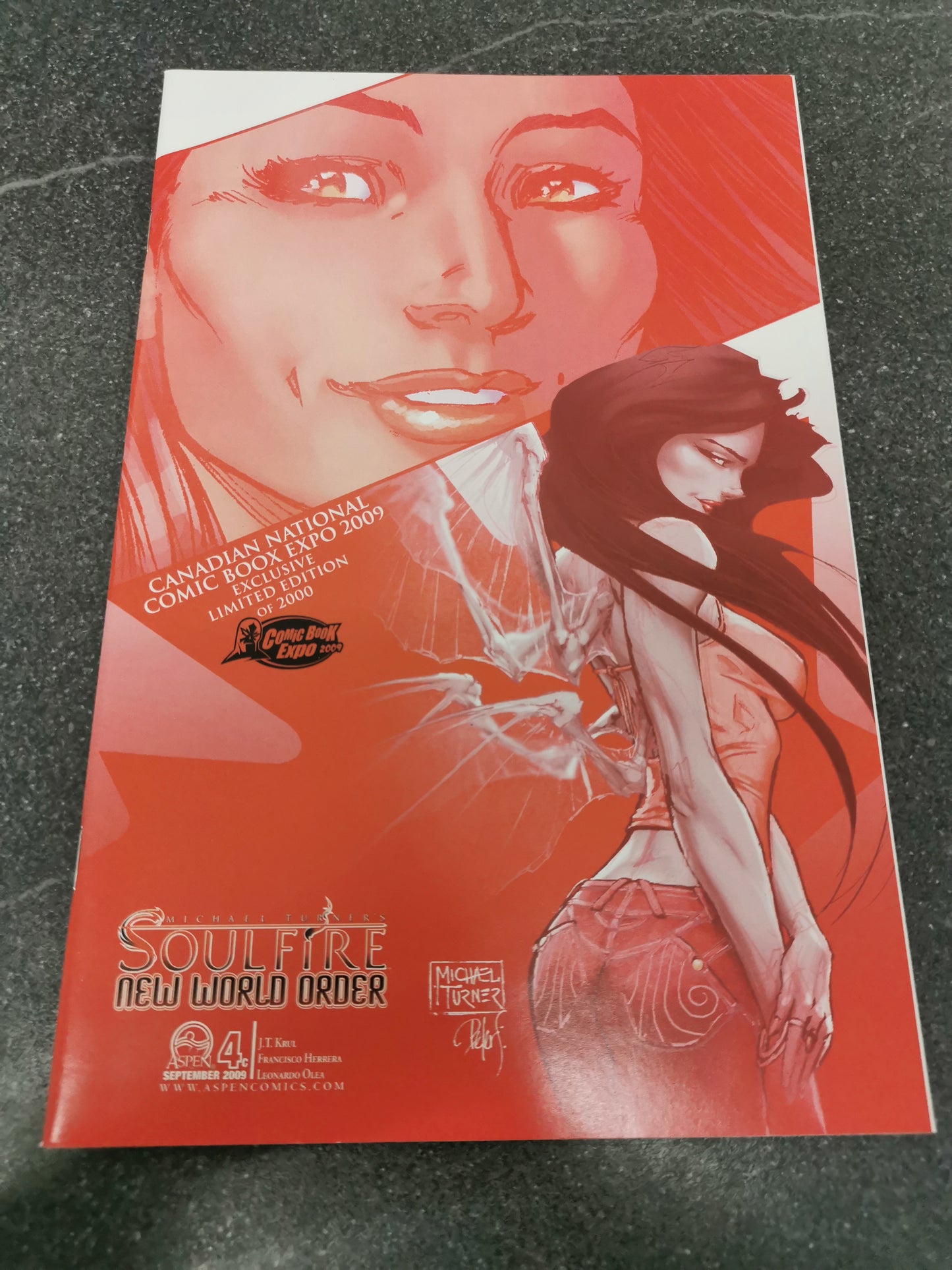 Soulfire New World Order #4 Limited Edition Expo 2009 Aspen comic