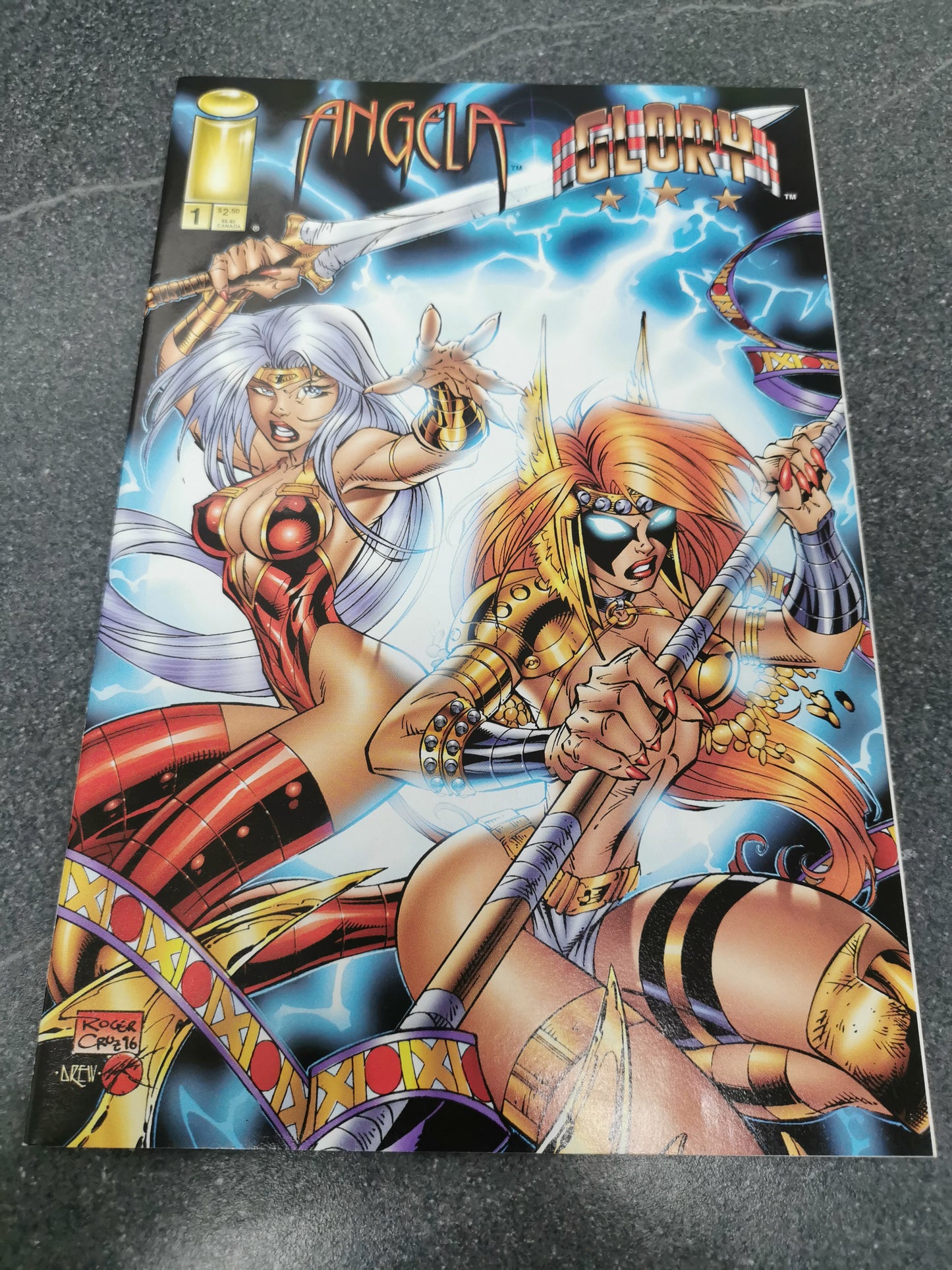 Angela Glory Rage of Angels #1 1996 Image comic