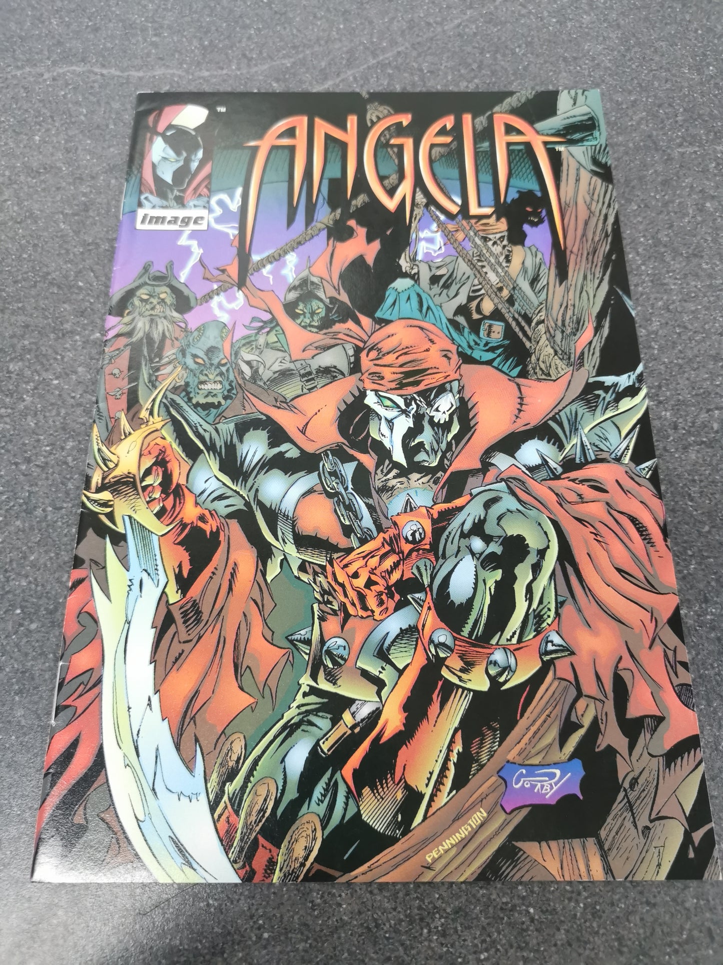 Angela #0 1995 Pirate Spawn variant Image comic