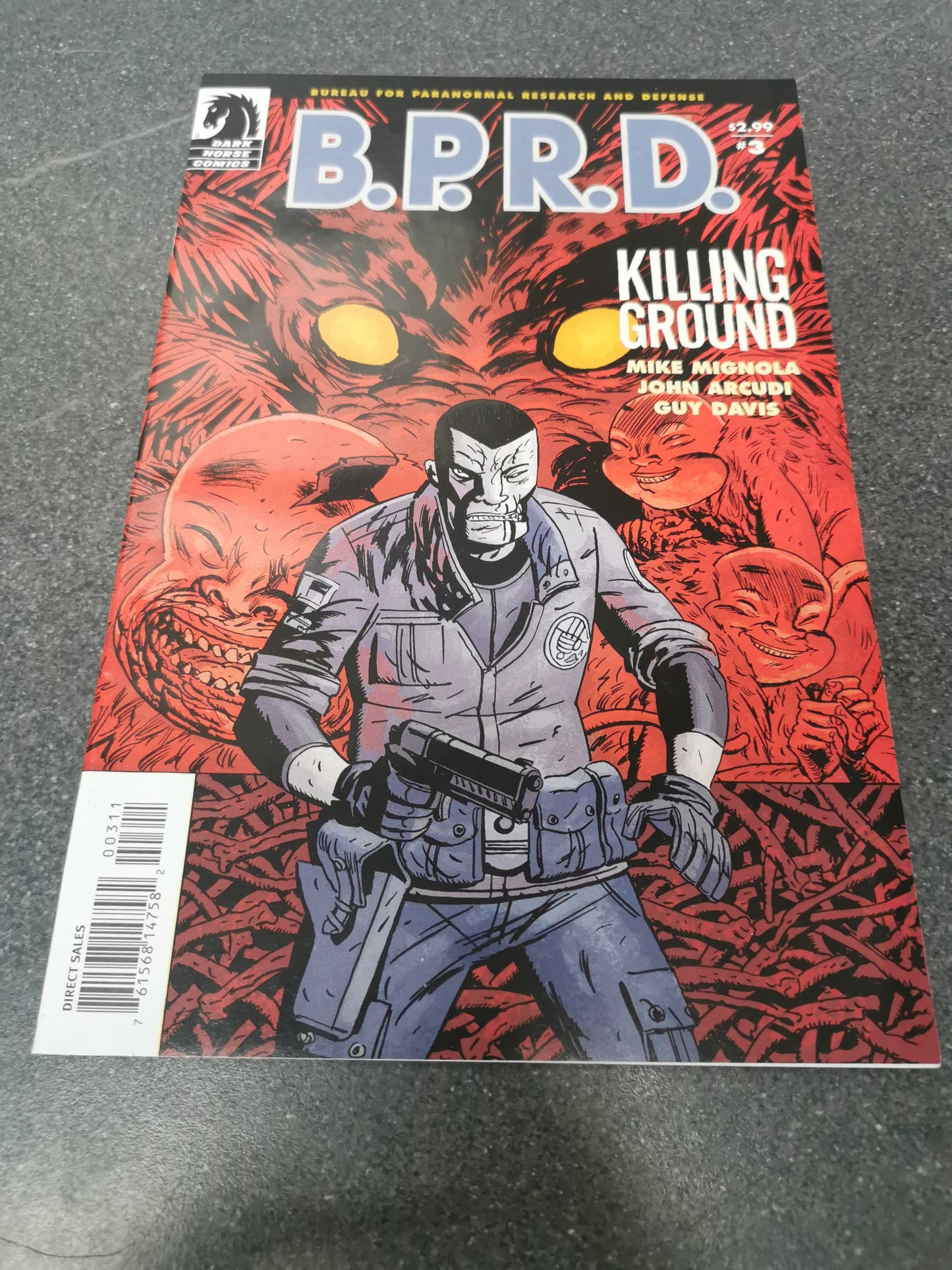 BPRD Killing Ground #3 2007 Dark Horse comic