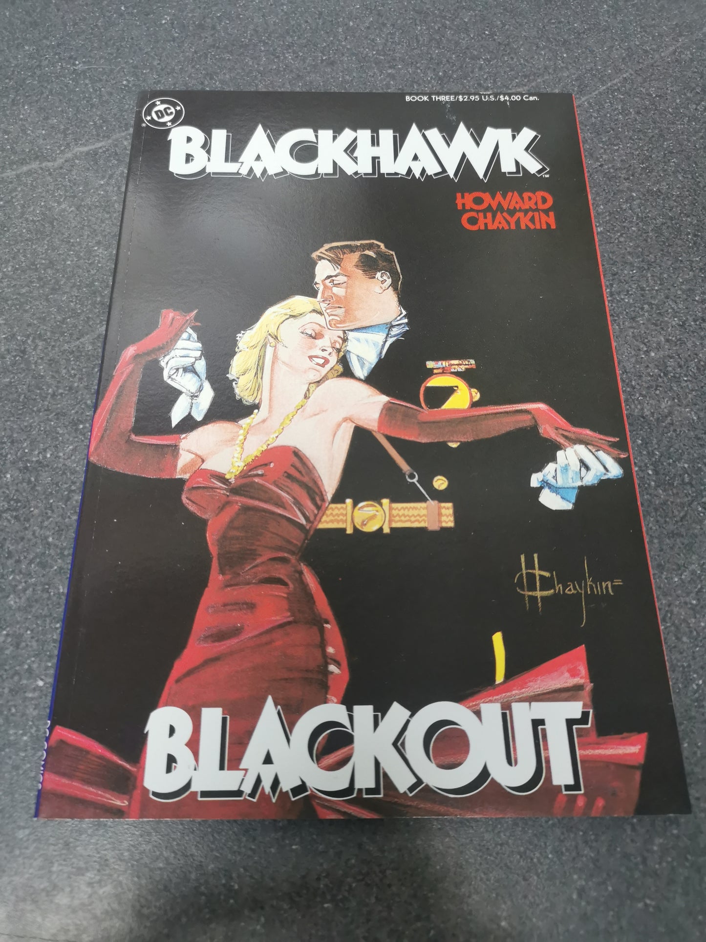 Blackhawk Blackout book 3 1988 tpb DC comic