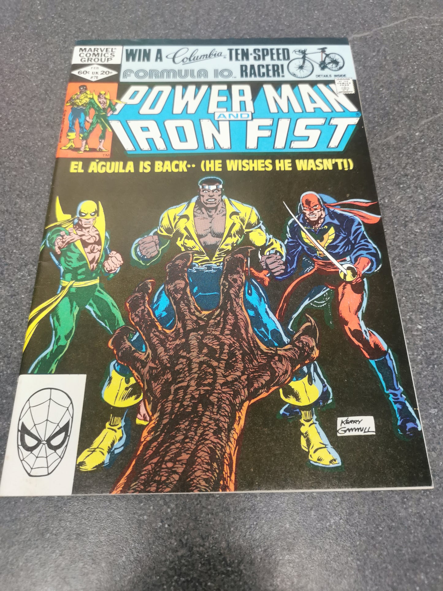 Power Man and Iron Fist #78 1982 3rd appearance of Sabretooth Marvel comic