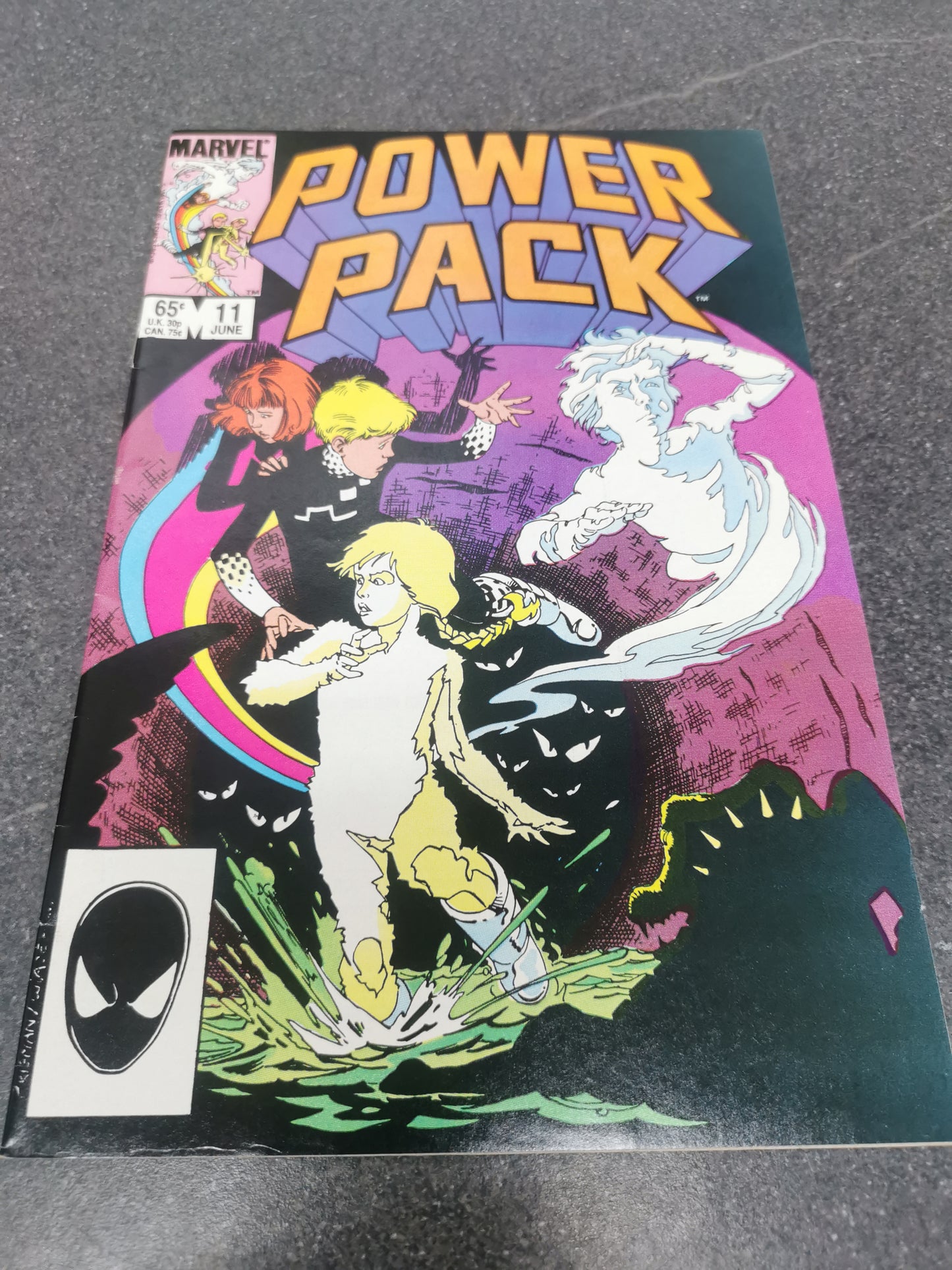 Power Pack #11 1985 1st appearance of Piper Marvel comic