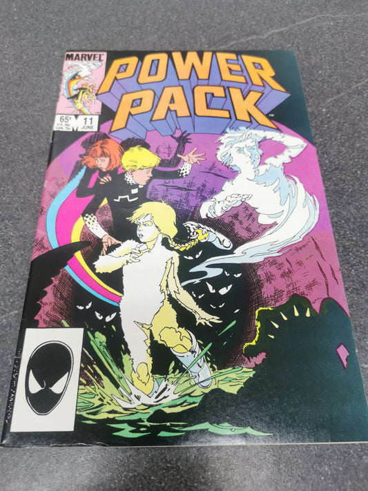 Power Pack #11 1985 1st appearance of Piper Marvel comic