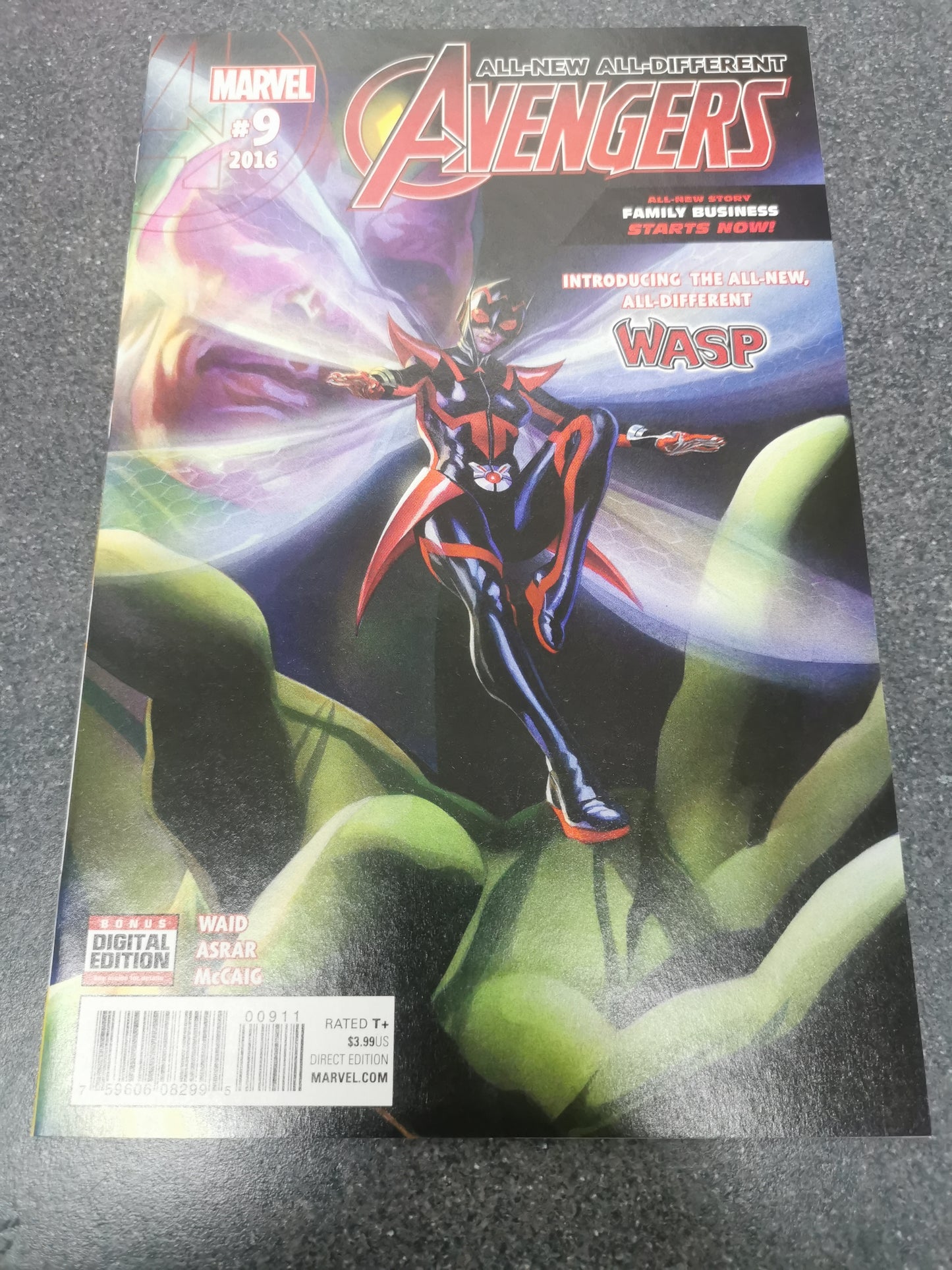 Avengers #9 2016 1st appearance of New Wasp Marvel comic