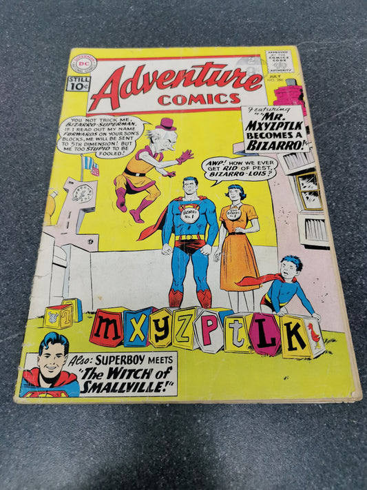 Adventure Comics #286 1961 1st Bizarro Mxyzptlk DC comic