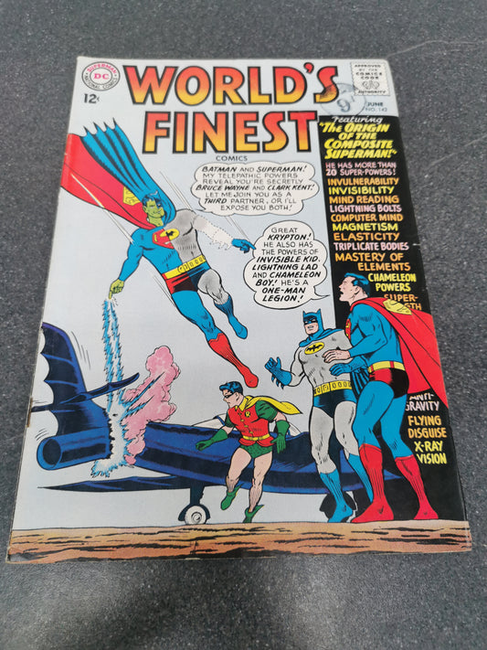 Worlds Finest #142 1964 1st Composite Superman DC comic