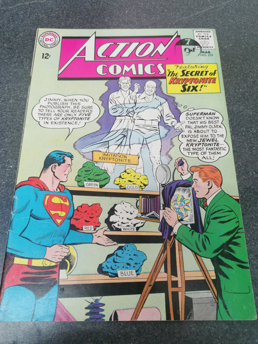 Action Comics #310 1964 1st Jewel Kryptonite DC comic